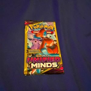 Pokémon Sun&Moon Unified Minds 3 pack of cards